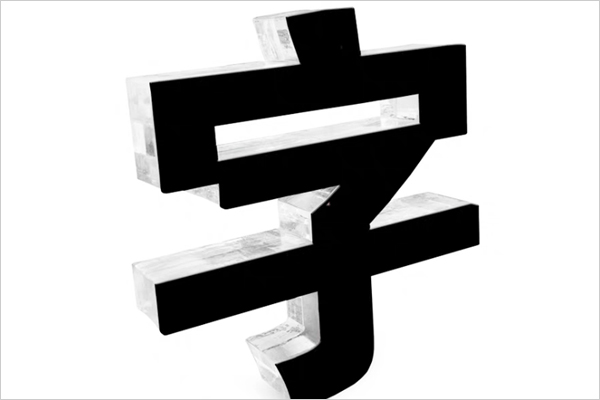 激光雕刻機切割的水晶字